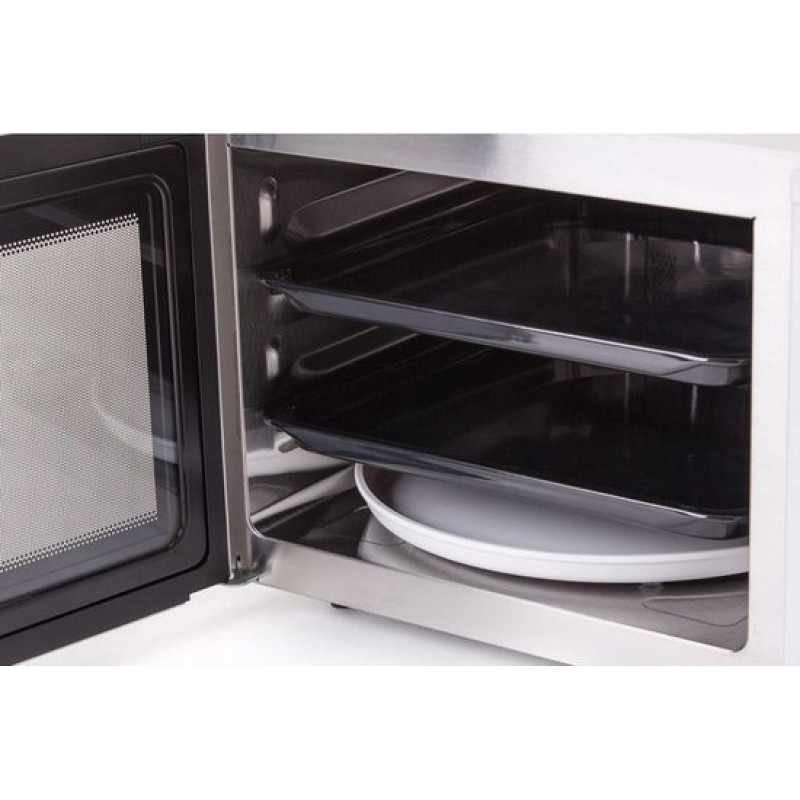 Sharp R-971INW - Combi-magnetron - Zilver