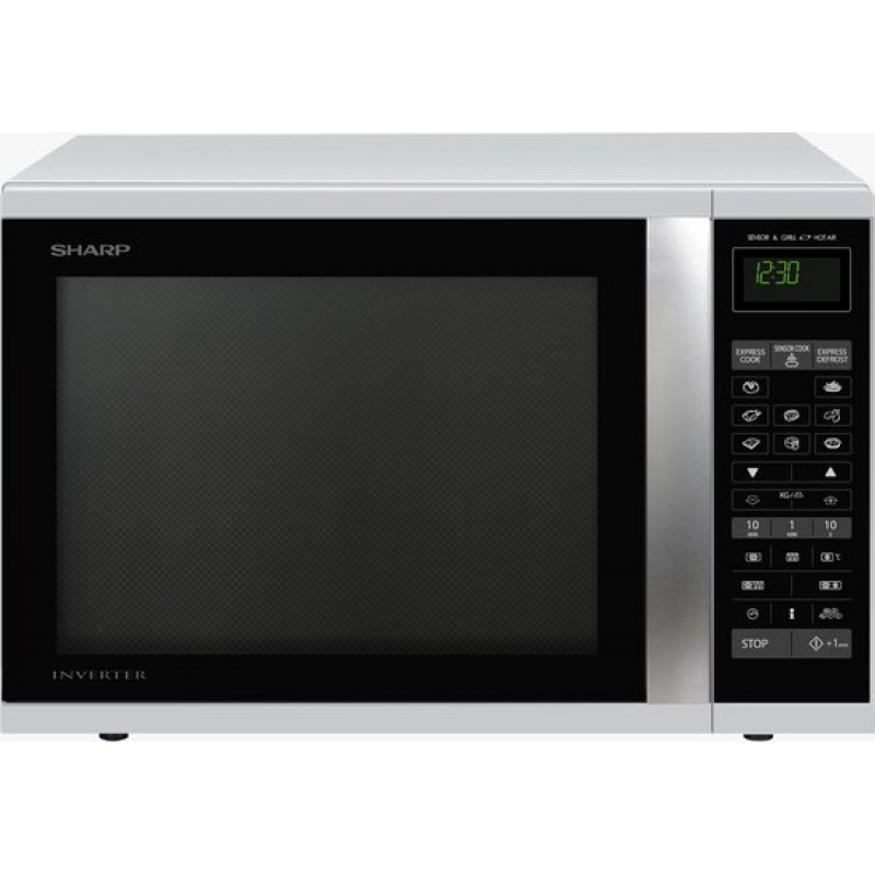 Sharp R-971INW - Combi-magnetron - Zilver