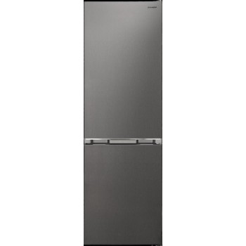 Sharp SJNBA11DMXPDEU - koel vriescombinatie - energie label D - No Frost- zilver