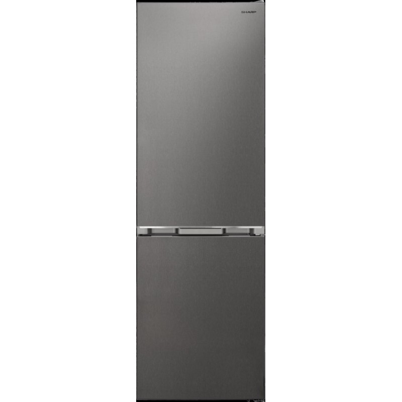 Sharp SJNBA11DMXPDEU - koel vriescombinatie - energie label D - No Frost- zilver