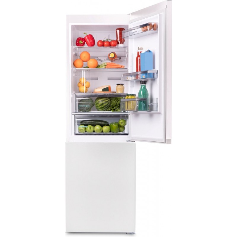 Sharp SJNBA31DMXWCEU - Koel-vriescombinatie - No Frost - Wit - Ideale koelkast voor gezinnen
