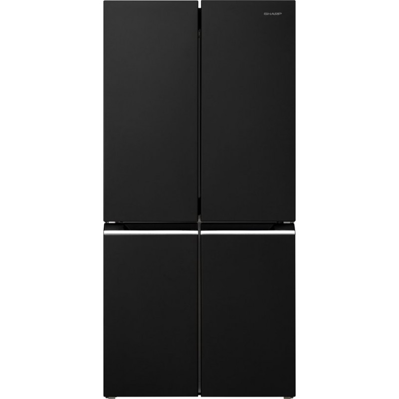 Sharp SJNFA15IMXBDEU - Amerikaanse koelkast - 4 deurs - energie label D - Advanced No Frost - zwart