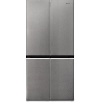 Sharp SJNFA15IMXPDEU - Amerikaanse Koelkast - 4 deurs - energie label D - Advanced No Frost - zilver