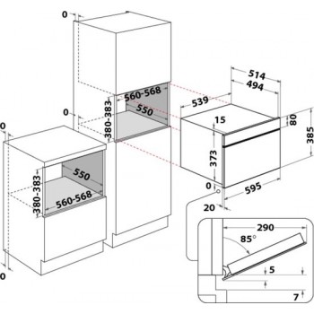 Whirlpool AMW 730/IX - Inbouw Magnetron met Grill