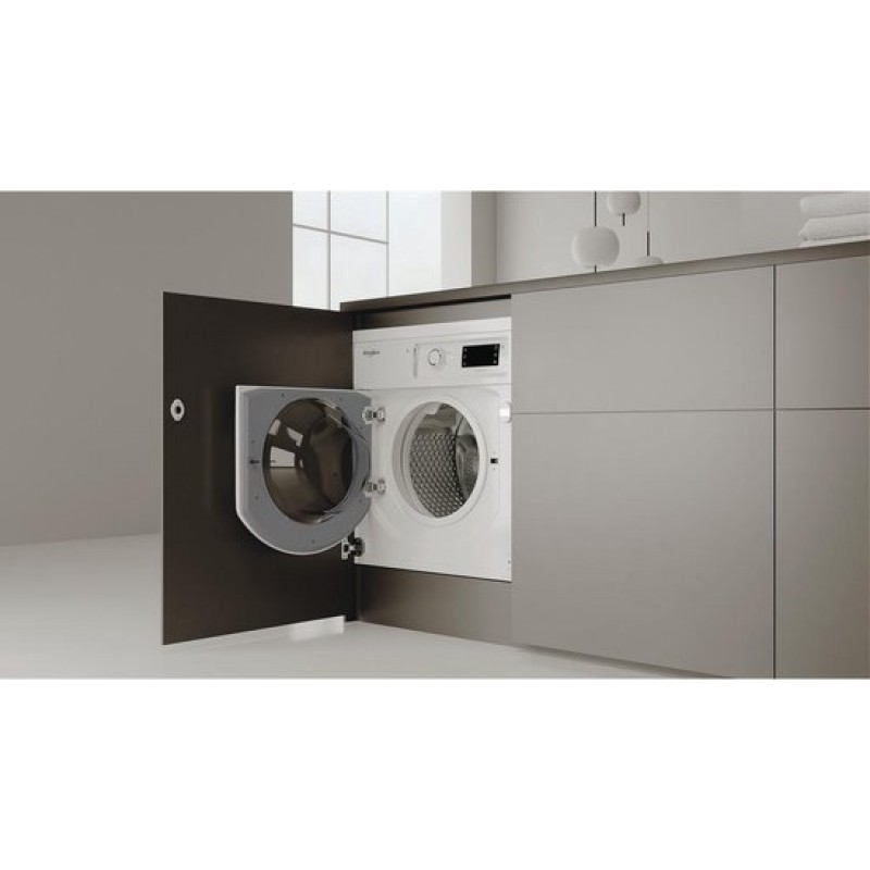 Whirlpool BI WMWG 91485 EU - Inbouw wasmachine - Voorbelading - 9 kg - 1400 RPM - Wit - B label - 70 dB