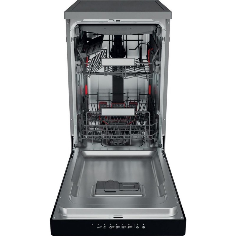 Whirlpool WSFO 3O34 PF X Rvs vrijstaande vaatwasser 45cm