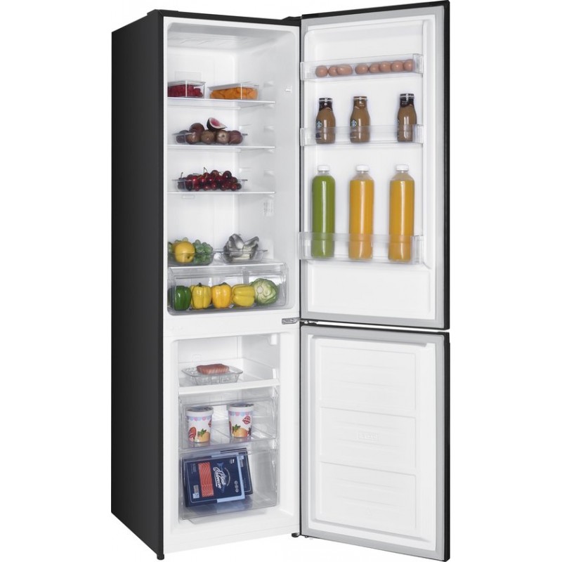 Exquisit CDJ255-NF-040EB - Koel-vriescombinatie - No-Frost - 253 Liter - Zwart