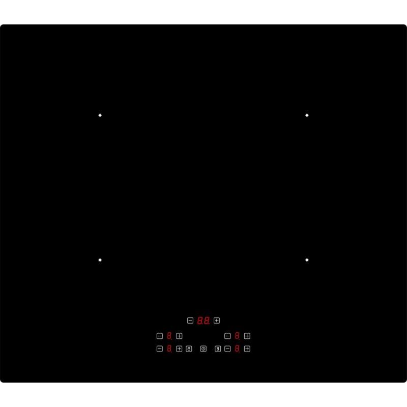 Exquisit EKI614-30 - Inbouw inductie kookplaat - 4 Kookzones - Met Booster - Met Kinderslot