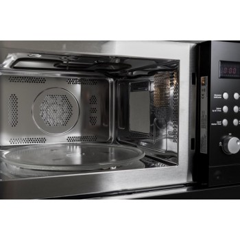 Exquisit EMW2546HIBLACK - Combi magnetron - Inbouw - 25 liter - Zwart