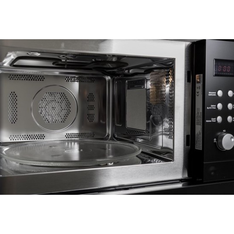 Exquisit EMW2546HIBLACK - Combi magnetron - Inbouw - 25 liter - Zwart