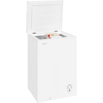 Exquisit GT100-010FW – Vrieskist – 95 Liter - Met Voorraadkorf - 40dB - Wit