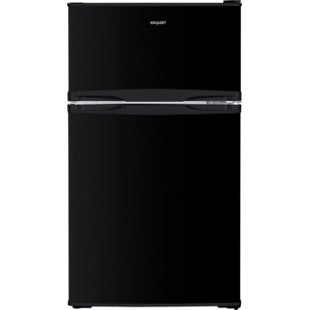 Exquisit KGC087-25-040EB - Koel-vriescombinatie 85 cm hoog - 4 vriesvak - 85 Liter- Zwart