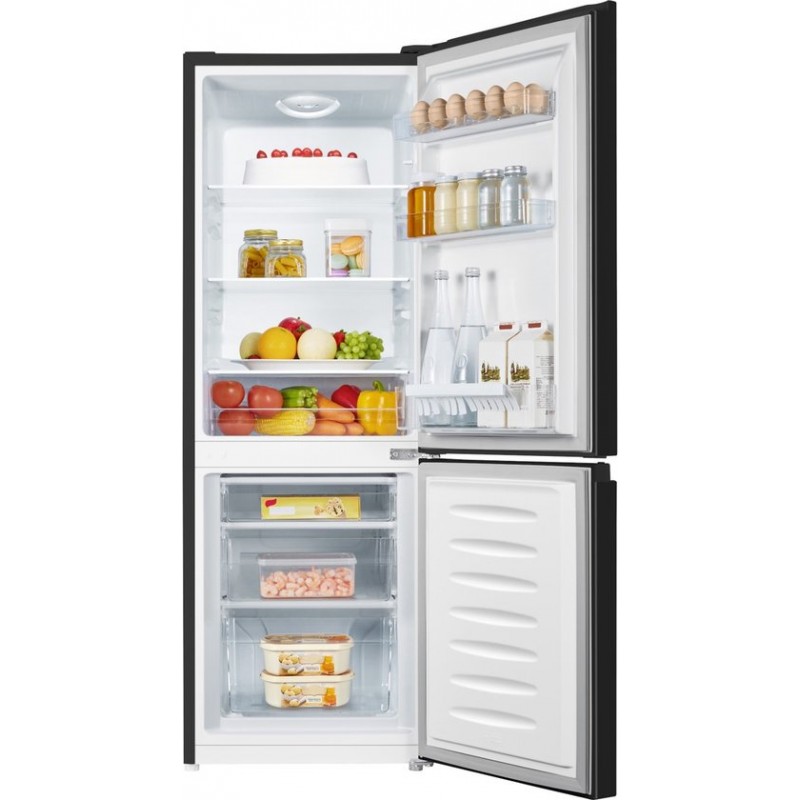 Exquisit KGC232-60-010CB - Koelvriescombinatie C label - Zwart