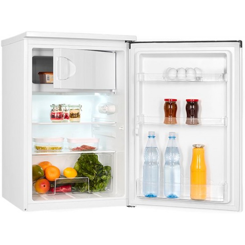 Exquisit KS16-4-051CW - Tafelmodel koelkast - C label - Met vriesvak - 107 liter - Wit