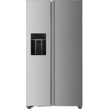 Exquisit SBS666-HCF-041EI - Amerikaanse Koelkast - Met IJsmaker - No Frost - Met Display - 513 Liter - Inox