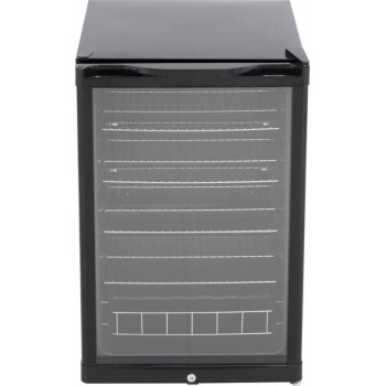 Husky KK111-BK-NL-HU - Koelkast Tafelmodel - Met Glazen Deur - 130 Liter - 40dB - Zwart