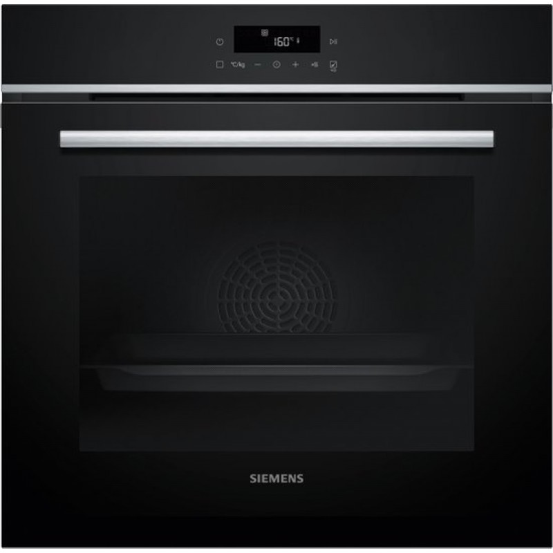 Siemens HB572ABS3 - iQ300 - Inbouwoven - 71 l - Eenvoudig te reinigen: pyrolyse-hydrolyse - Inox