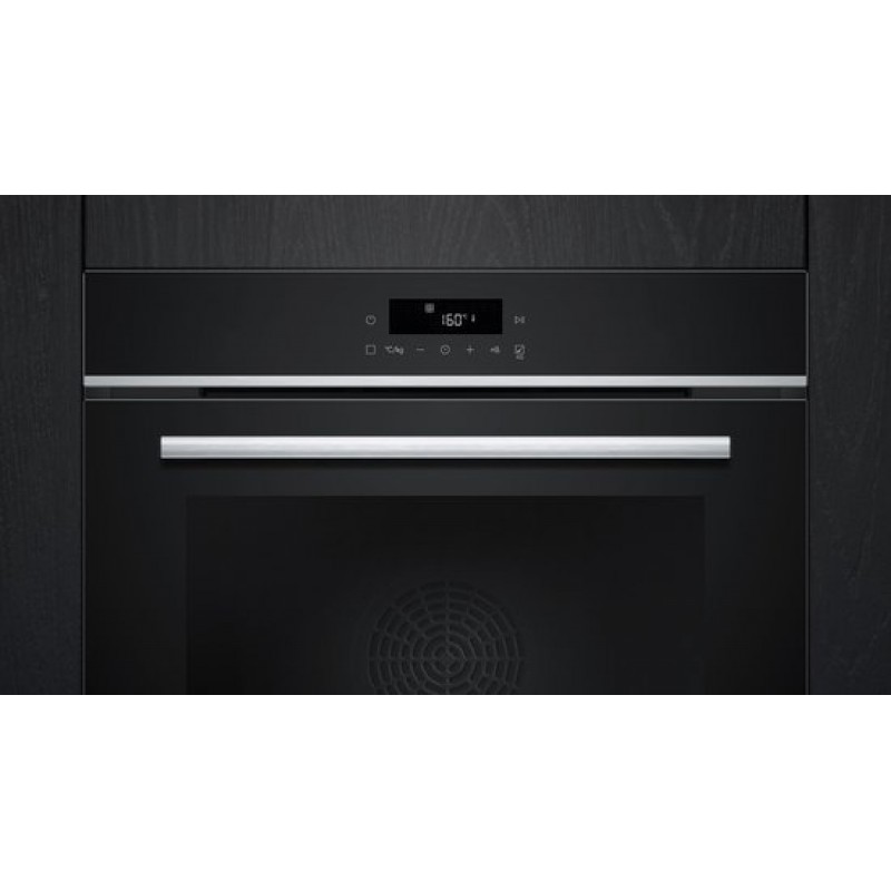 Siemens HB572ABS3 - iQ300 - Inbouwoven - 71 l - Eenvoudig te reinigen: pyrolyse-hydrolyse - Inox