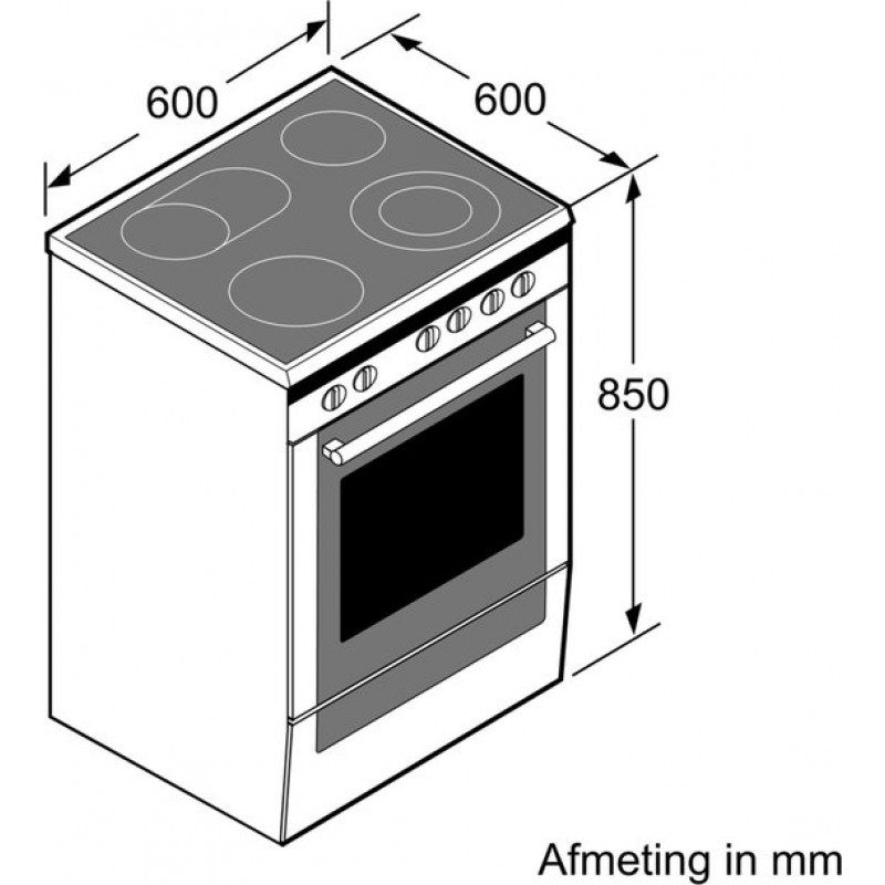 Siemens HK9R3A250 - iQ300 - Keramisch fornuis