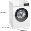 Siemens WG44G2ZANL - iQ500 - Wasmachine met stoom - 9 kg - 1400 rpm - Energielabel A