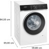 Siemens WG44H207NL - iQ500 - Wasmachine - 20% zuiniger dan energielabel A