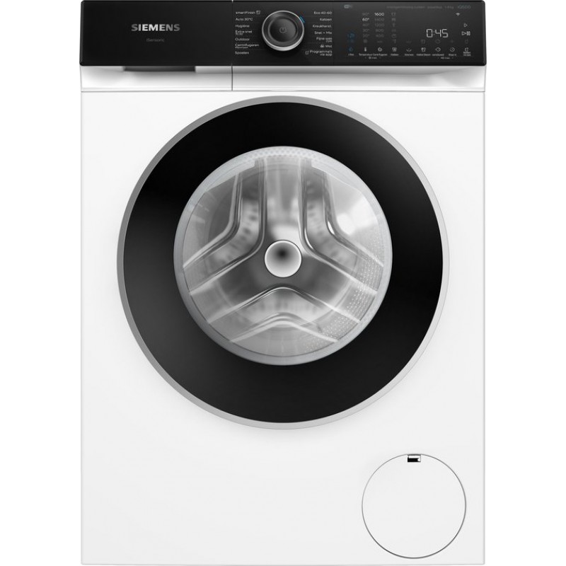 Siemens WG46H2A7NL - iQ500 - Wasmachine met stoom - 9 kg - 1600 rpm - Automatisch doseren - Energielabel A - Home Connect
