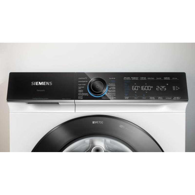 Siemens WG56B2AAFG - iQ700 - Wasmachine met stoom - 10 kg - 1600 rpm - 30% zuiniger dan energielabel A - Automatisch doseren - Home Connect