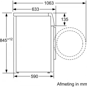 Siemens WM14N206NL - iQ300 - Wasmachine met stoom - 8 kg - 1400 rpm