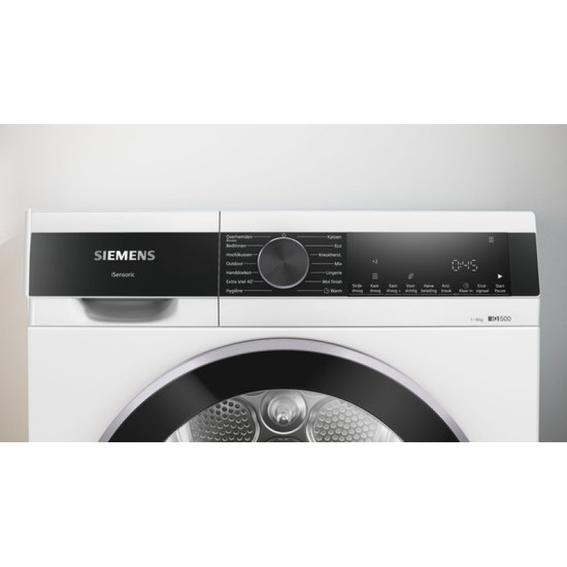 Siemens WQ33G2DCNL - iQ500 - Wasdroger - Warmtepompdroger - 9 kg - Stil