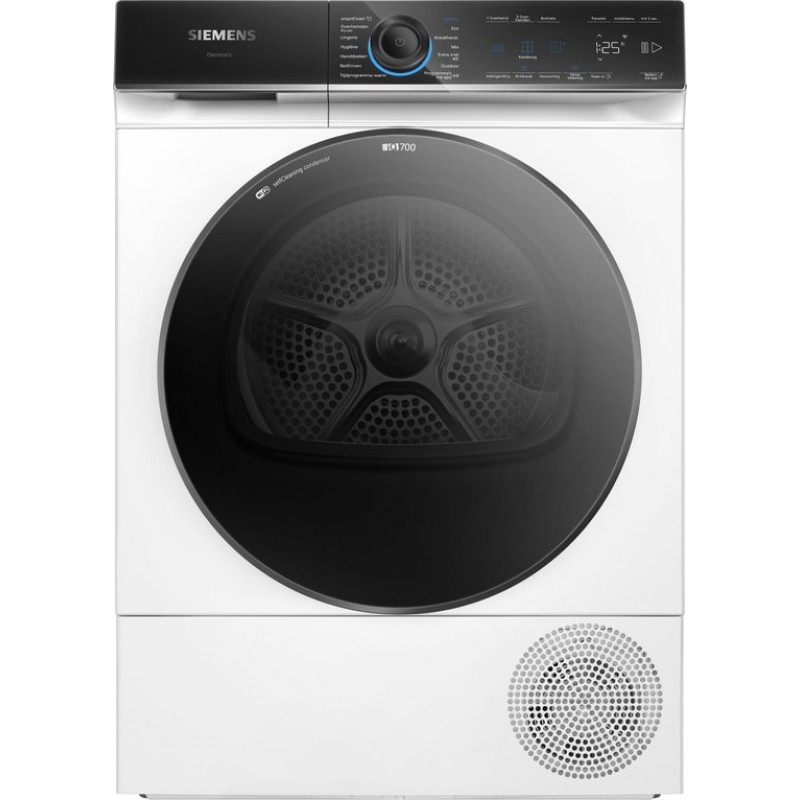 Siemens WQ46B6CSNL - iQ700 - Wasdroger - Warmtepompdroger - 9 kg - Wit - Zelfreinigende condensor - Zeer stil
