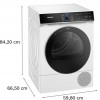 Siemens WQ46B6CSNL - iQ700 - Wasdroger - Warmtepompdroger - 9 kg - Wit - Zelfreinigende condensor - Zeer stil
