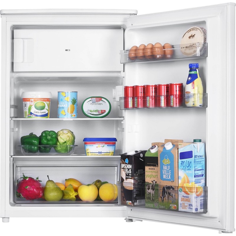 Tomado TRT5501W - Tafelmodel koelkast met vriesvak - Energieklasse C - 109 liter - 55 cm breed - Koelkast tafelmodel - Wit